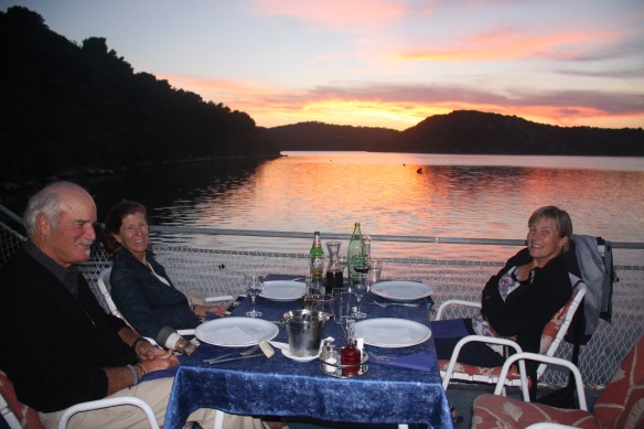 sunset dinner polace